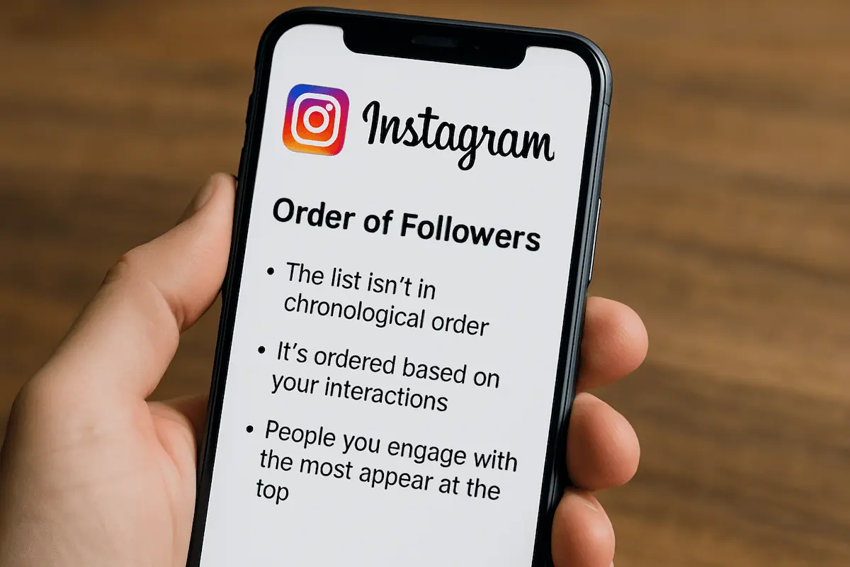 Como saber a ordem dos seguidores no Instagram Como saber a ordem dos seguidores no Instagram