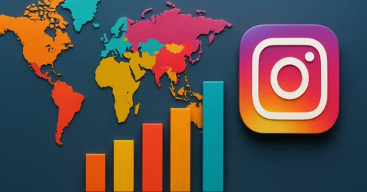 Estatísticas globais e regionais do Instagram